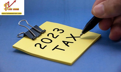 03 CHÍNH SÁCH MỚI VỀ THUẾ CÓ HIỆU LỰC TRONG NĂM 2023