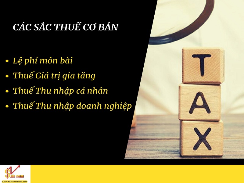 4 LOẠI THUẾ DOANH NGHIỆP CẦN CHÚ Ý