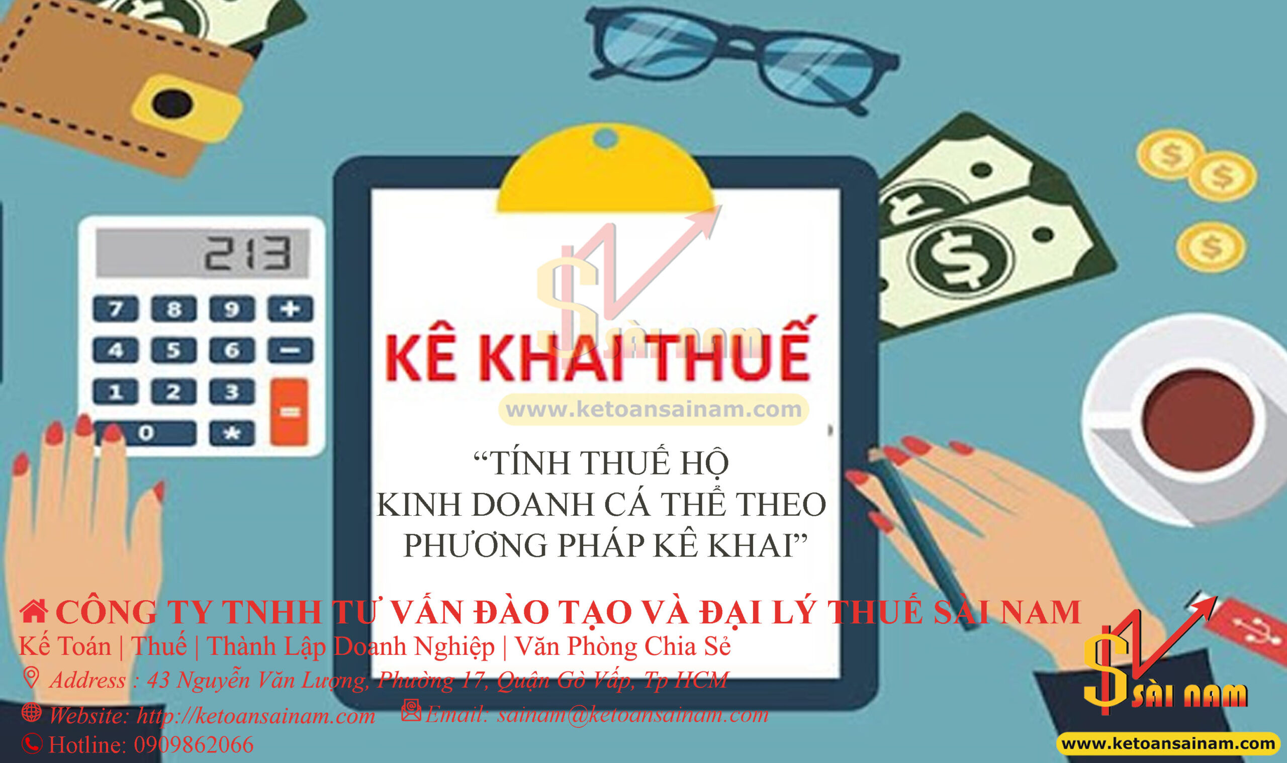 HƯỚNG DẪN HỘ KINH DOANH NỘP THUẾ THEO PHƯƠNG PHÁP KÊ KHAI